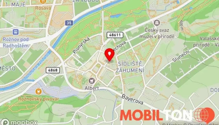 mapa Restaurace Majerův Dvůr Restaurace zaměřená na masová jídla, Restaurace v Nerudova 141