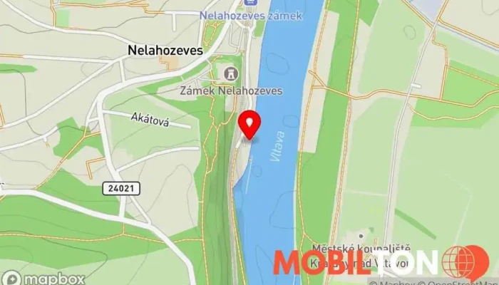 mapa Restaurace Marina Vltava Restaurace v Dvořákova stezka 27