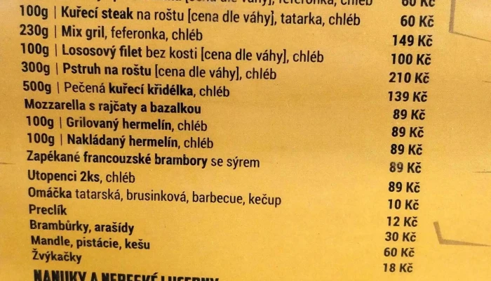 Restaurace Minigolf -  Recenze - Sladovnická 26