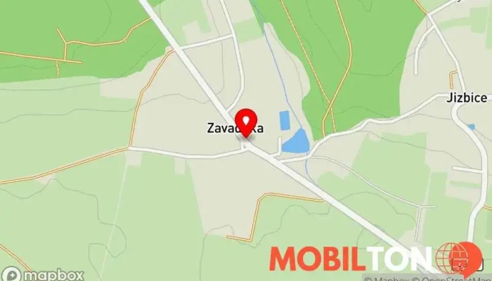 mapa Restaurace Motorest Zavadilka 2 Restaurace v Jizbice-Nymburk 2