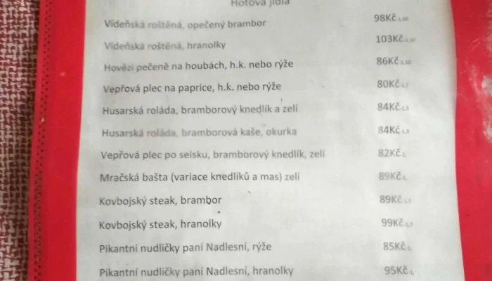 Restaurace Mrac Slevy - Mrač