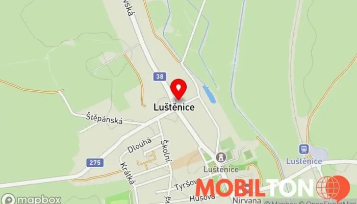 mapa Restaurace Mušketýr Restaurace v Boleslavská 63