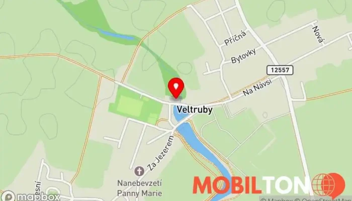 mapa Restaurace Na Baště Restaurace v Veltruby-Kolín 2