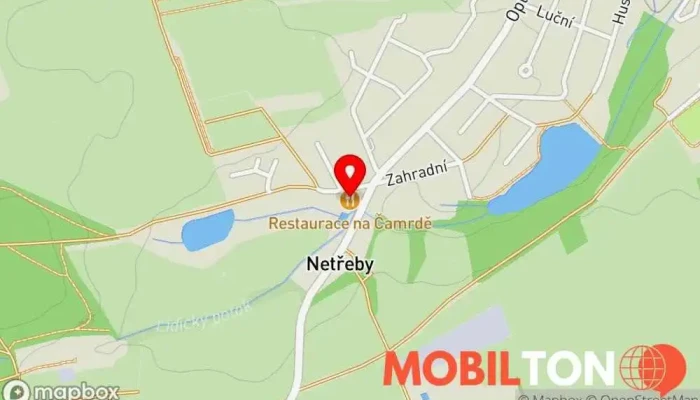 mapa Restaurace Na Čamrdě Bistro, Prodej piv, Koktejlový bar, Vinárna v Opletalova 7