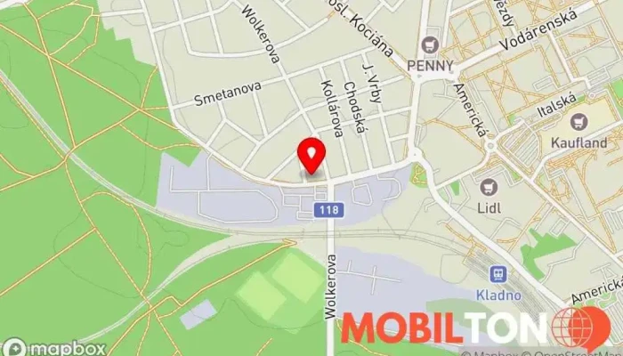 mapa Restaurace Na Garážích Restaurace v Kročehlavy