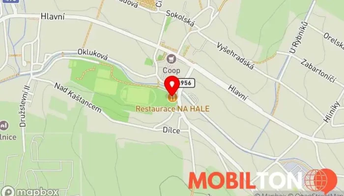 mapa RESTAURACE 