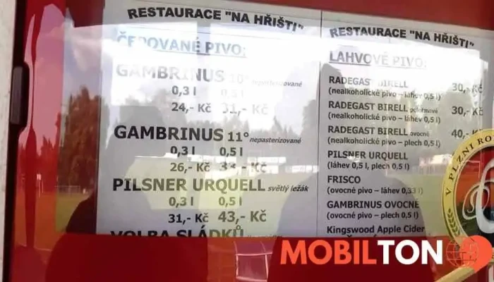 Restaurace Na Hristi Menu - Barákova 1045