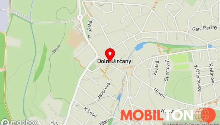 mapa Restaurace na Kopečku Restaurace v Dolní Jirčany