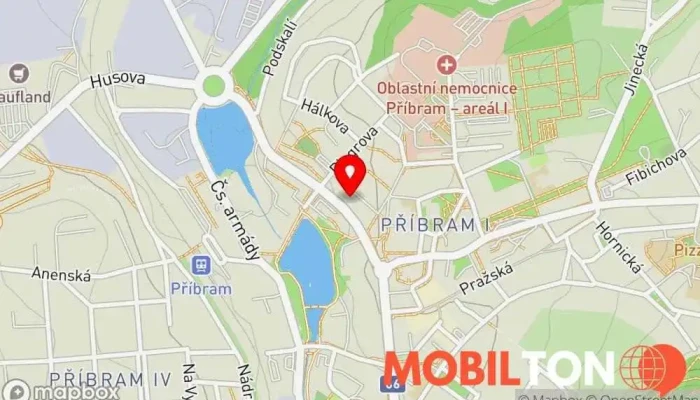 mapa Restaurace Na Plzeňské Restaurace v Plzeňská 75