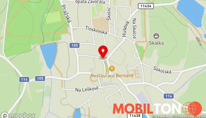 mapa Restaurace Na Radnici  v nám. Jana Heřmana 64