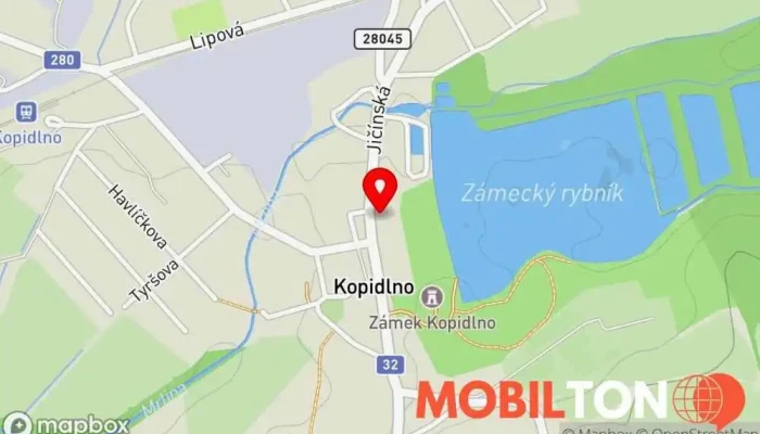 mapa Restaurace Na Radnici Restaurace, Česká restaurace v nám. Hilmarovo 16