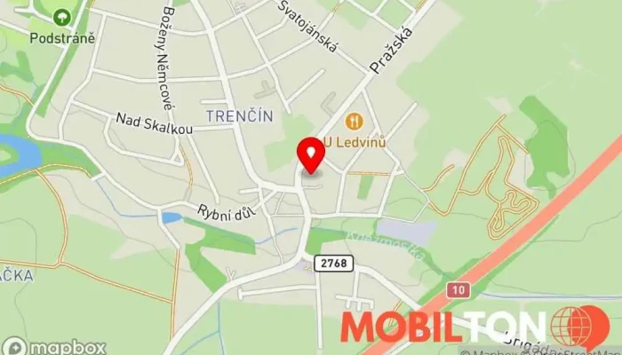 mapa Restaurace Na Rychtě Restaurace v Pražská 709