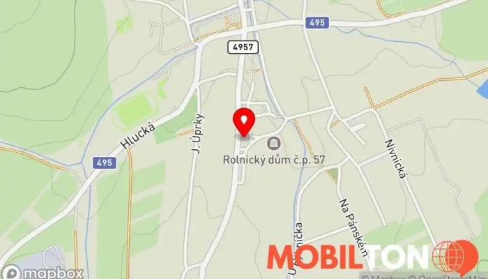 mapa RESTAURACE NA SOKOLOVNĚ Hospoda v Vlčnov