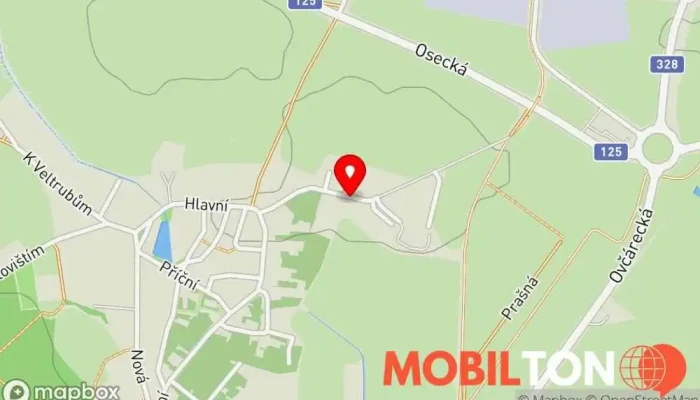 mapa Restaurace Na Statku Restaurace v K Ovčárům 14
