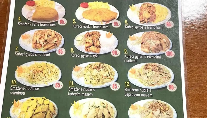 Restaurace Nghe Thai -  Menu - Prokopova 1644