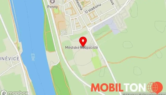 mapa Restaurace Oáza Restaurace v Československé armády 146
