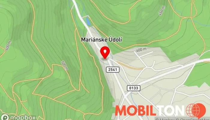 mapa Restaurace Pod lesem Rodinná restaurace v Gen. Svobody 179/69