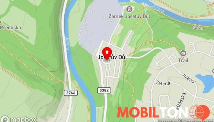 mapa Restaurace Pod Lipami Restaurace v Josefův Důl