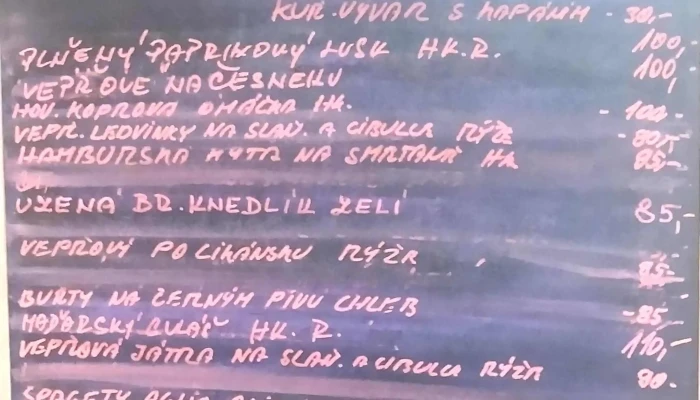 Restaurace Pod Lipami -  čislo - Josefův Důl