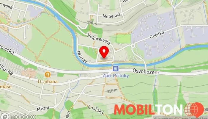 mapa Restaurace Přístav Restaurace v Přístav 178