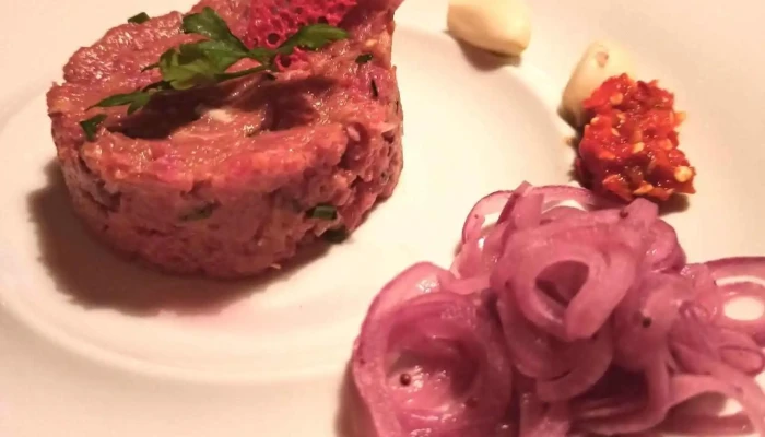 Restaurace Racek -  Tatarsky Biftek - Dr. Palka Blaho 960