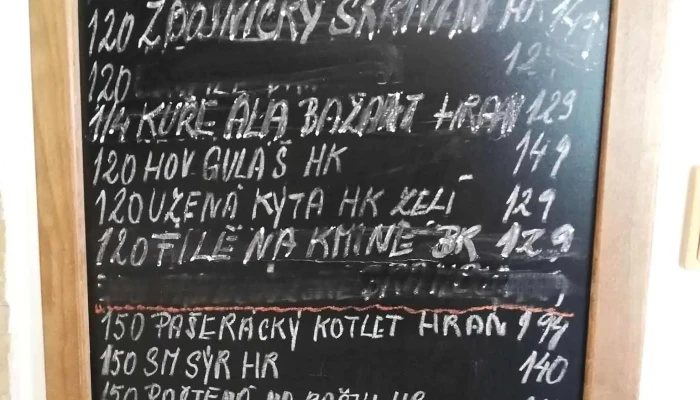 Restaurace Relax -  Menu - Vlaková Stanice