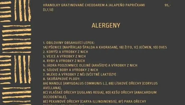 Restaurace Rozkvet Menu - Hlucká 107