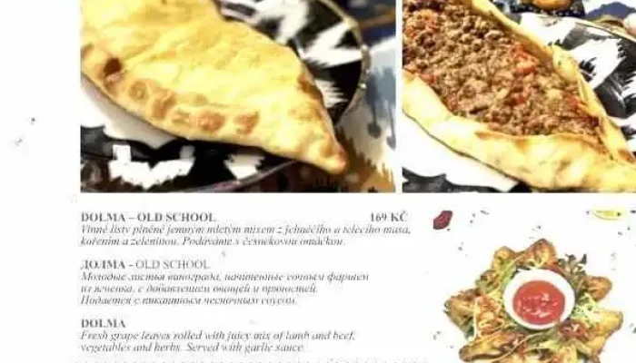 Restaurace Samarkand -  Menu - Strašnice