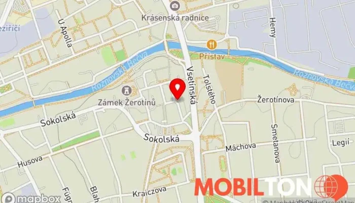 mapa Restaurace SNOZA Restaurace v Poláškova 81