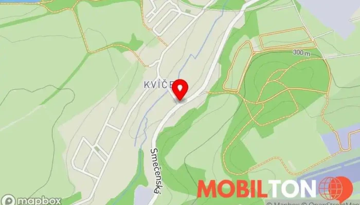 mapa Restaurace Sokolovna Kvíček Restaurace v Smečenská 44