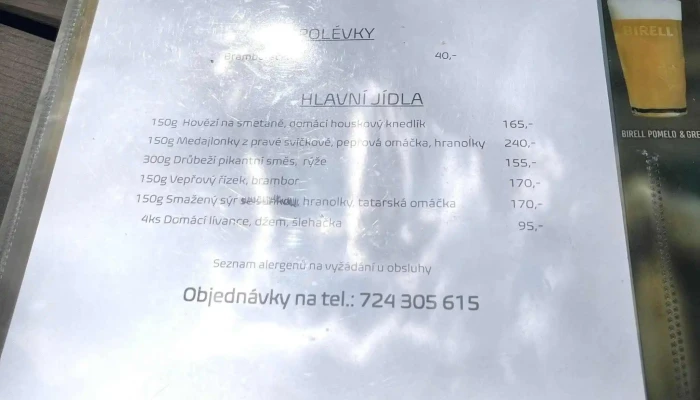 Restaurace Sokolovna -  čislo - Mírové Nám. 79