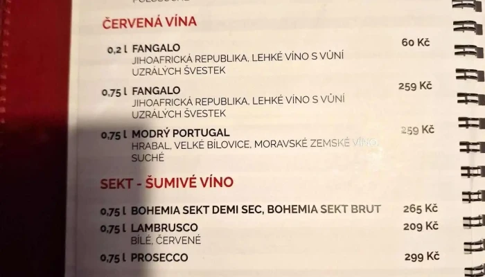 Restaurace Start Sro Menu - Mladá Boleslav Ii