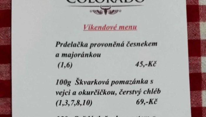 Restaurace Statek Colorado - Zberazská 163