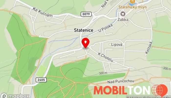 mapa Restaurace Statenka Restaurace v Statenice-Horoměřice