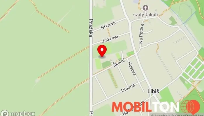 mapa Restaurace TJ Sokol Libiš Česká restaurace v Libiš-Neratovice