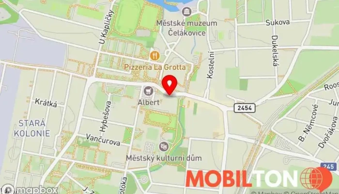 mapa Restaurace U Bohuslavů Restaurace, Pivní zahrádka, Pivní výčep, Hamburgerová restaurace v nám. 5. května 114