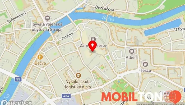 mapa Restaurace U Bukáčků Restaurace v 8, Wilsonova 154