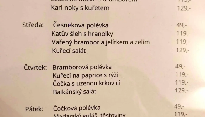 Restaurace U Buku -  Blizko Mě - Na Vyhaslém 821 272 01