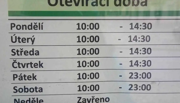 Restaurace U Cerne Kaple Menu - Nám. Dr. E. Beneše 57/12