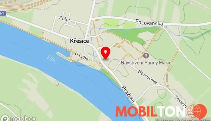mapa Restaurace u Henschů Restaurace v Pražská 56