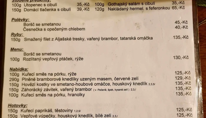 Restaurace U Hymru Fotky - Mladá Boleslav Ii