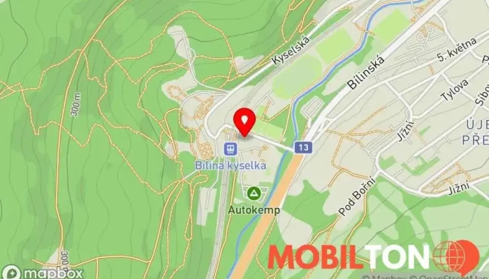 mapa Restaurace U Kádi Restaurace v Kyselská 189