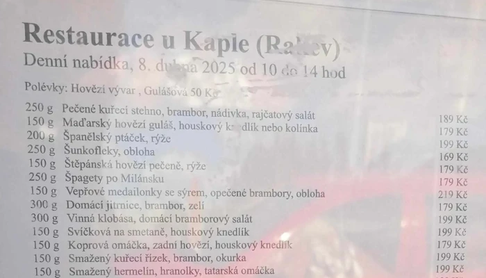 Restaurace U Kaple -  Videa - Teplická 895