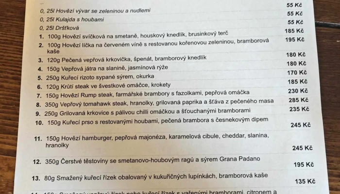 Restaurace U Kata -  Fotky - Vnitřní Město