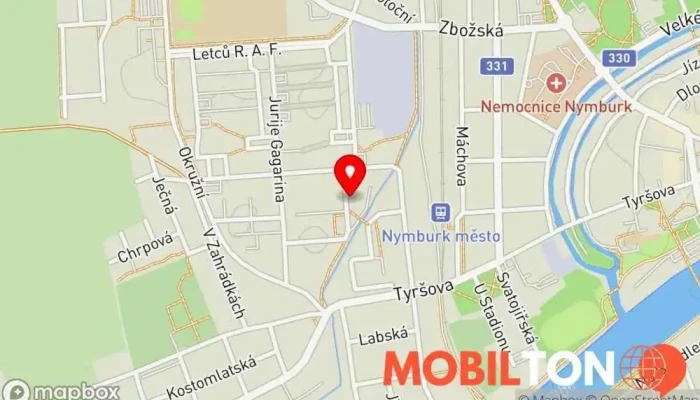 mapa Restaurace u Kotherů Dřevák Restaurace, Pivní výčep, Česká restaurace, Rozvoz jídla, Dětské hřiště v Mládežnická 2086