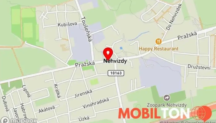 mapa Restaurace U Kraftů Restaurace v Pražská 15