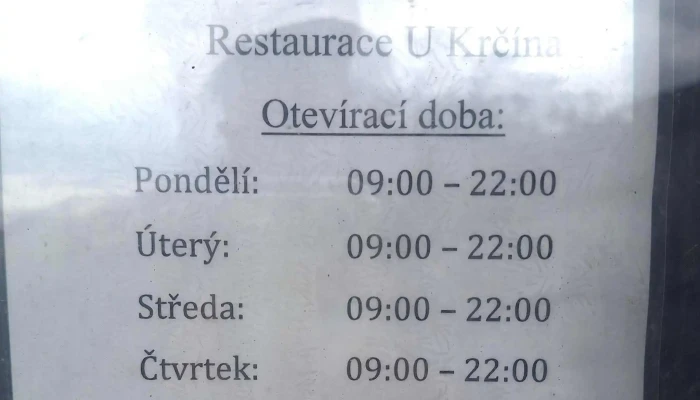 Restaurace U Krcina Hodnoceni - Nám. T. G. Masaryka 30