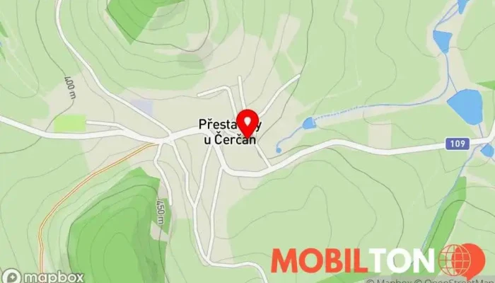 mapa Restaurace U Lapků Restaurace v Přestavlky u Čerčan