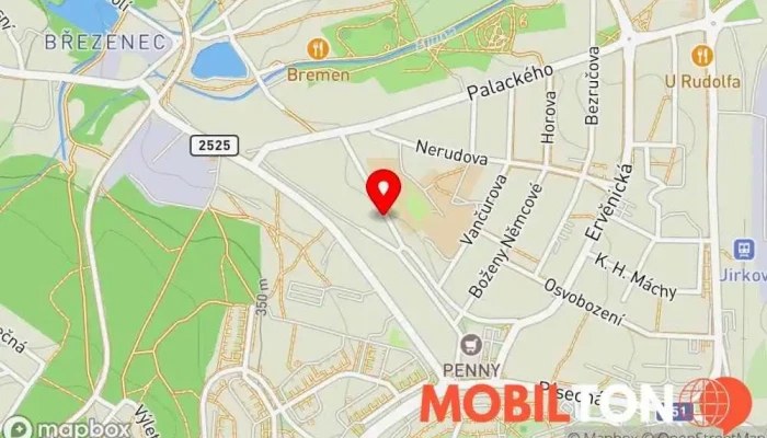 mapa Restaurace U Markéty Restaurace v Nový Březenec 92