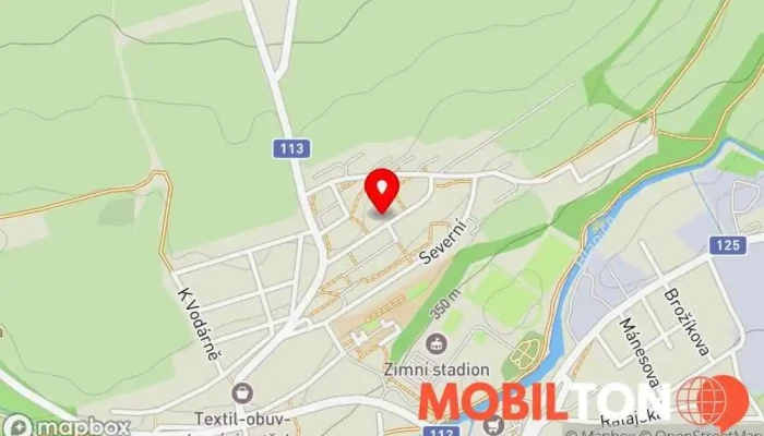 mapa Restaurace U Medvěda Hospoda v Ppor. Příhody 1107